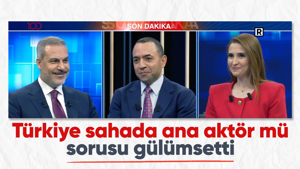 Hakan Fidan’ı Gülümseten Soru: Sahada Ana Aktör müyüz?