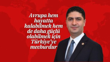 Avrupa hem hayatta kalabilmek hem de daha güçlü olabilmek için Türkiye’ye mecburdur