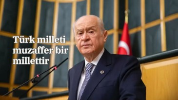 Türk milleti muzaffer bir millettir.