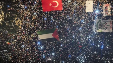 İstanbul’da binlerce kişi Gazze için yürüdü