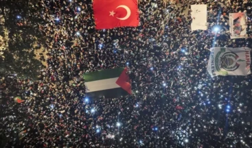 İstanbul’da binlerce kişi Gazze için yürüdü