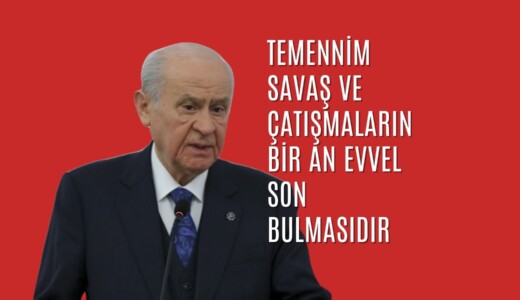 Temennim savaş ve çatışmaların bir an evvel son bulmasıdır