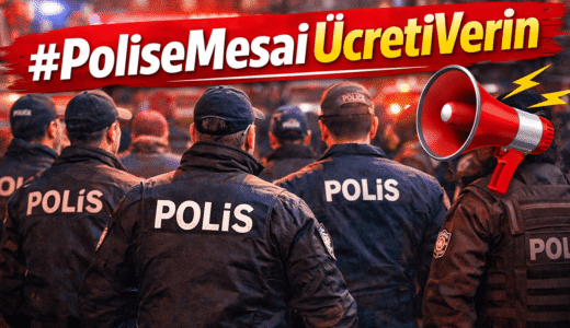 Gece gündüz bizim için çalışıyorlar ama karşılığı yok! #PoliseMesaiÜcretiVerin