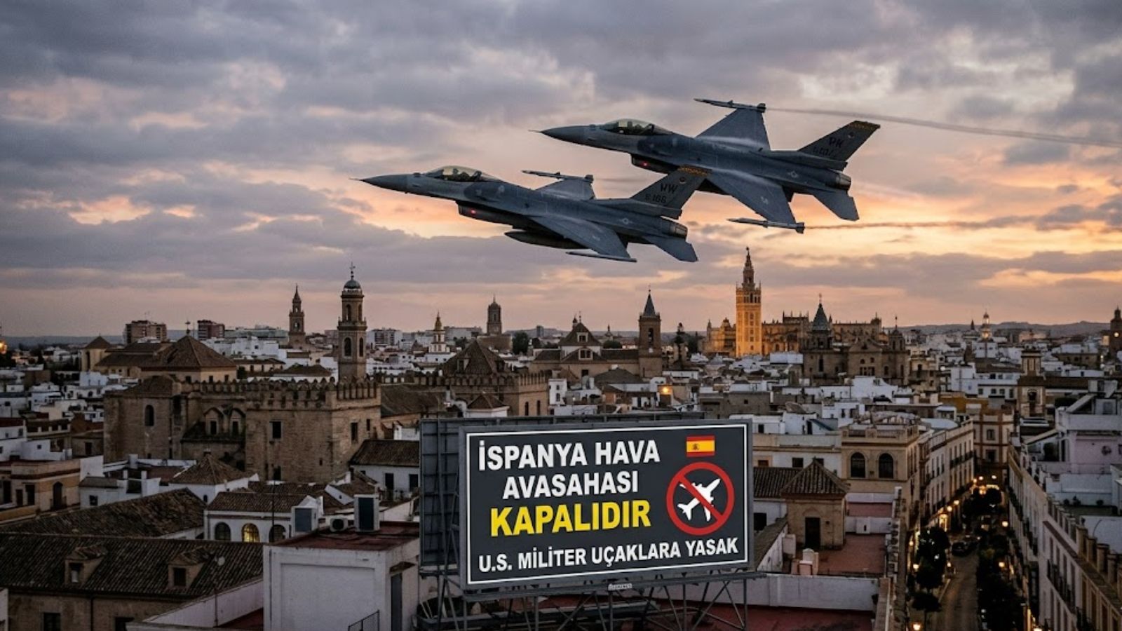 MADRİD’DEN WASHINGTON’A HAVA SAHASI ŞOKU: İSPANYA KAPILARI KAPATTI!