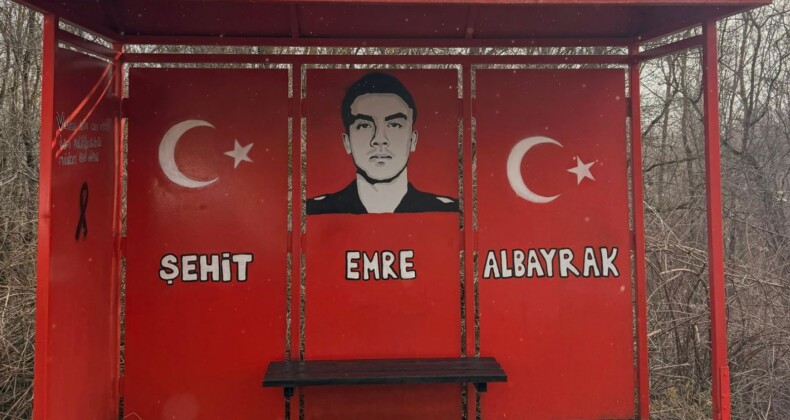 Vefakar çift şehitlerimizin hatırasını fırçalarıyla yaşatıyorlar