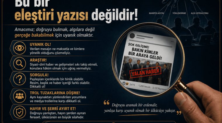 Bu bir eleştiri yazısı değildir!