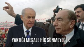 Yaktığı meşale hiç sönmeyecek