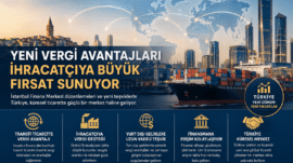 Türkiye Küresel Ticaret Üssü Oluyor: Yeni Vergi Avantajları İhracatçıya Büyük Fırsat Sunuyor