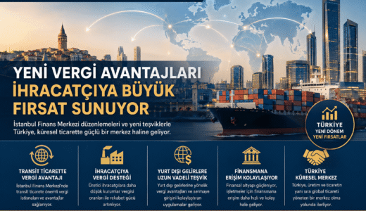 Türkiye Küresel Ticaret Üssü Oluyor: Yeni Vergi Avantajları İhracatçıya Büyük Fırsat Sunuyor
