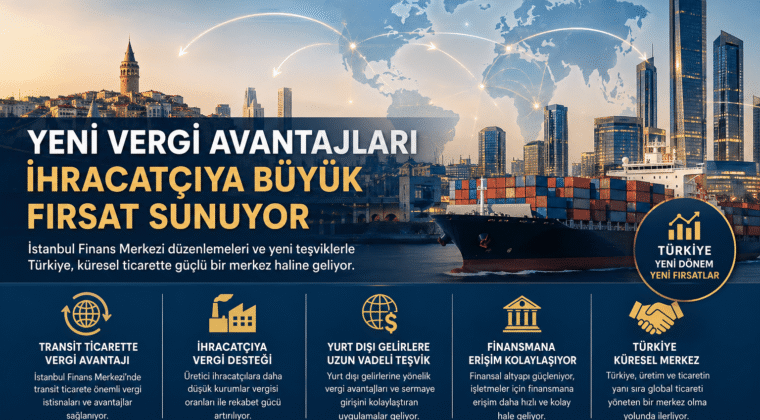 Türkiye Küresel Ticaret Üssü Oluyor: Yeni Vergi Avantajları İhracatçıya Büyük Fırsat Sunuyor