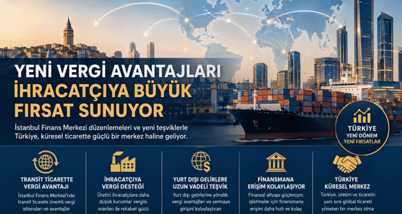 Türkiye Küresel Ticaret Üssü Oluyor: Yeni Vergi Avantajları İhracatçıya Büyük Fırsat Sunuyor
