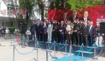 MHP ÇANKAYA İLÇE’DE BAYRAK ÖZDEMİR’DE