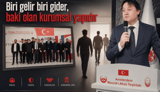 Biri gelir biri gider, baki olan kurumsal yapıdır