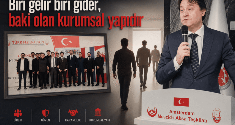 Biri gelir biri gider, baki olan kurumsal yapıdır