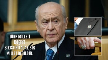 Türk milleti köşeye sıkıştırılacak bir millet değildir.