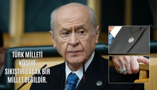 Türk milleti köşeye sıkıştırılacak bir millet değildir.