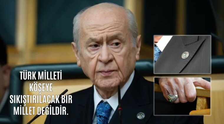 Türk milleti köşeye sıkıştırılacak bir millet değildir.