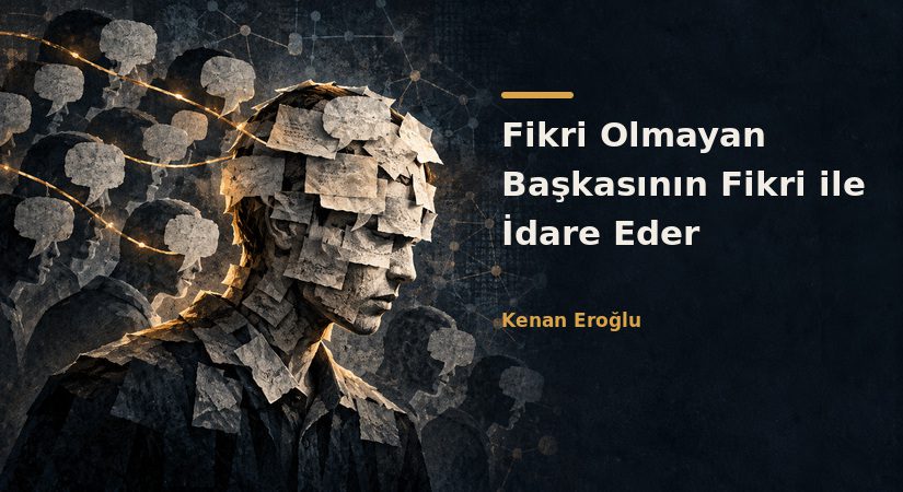Fikri Olmayan Başkasının Fikri ile İdare Eder