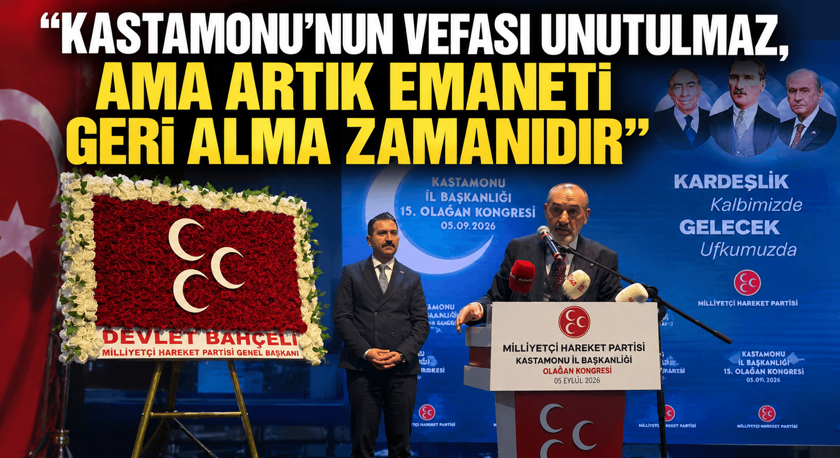 YAŞAR YILDIRIM’DAN KASTAMONU TEŞKİLATINA MESAJ: “EMANETLERİ GERİ İSTİYORUZ”
