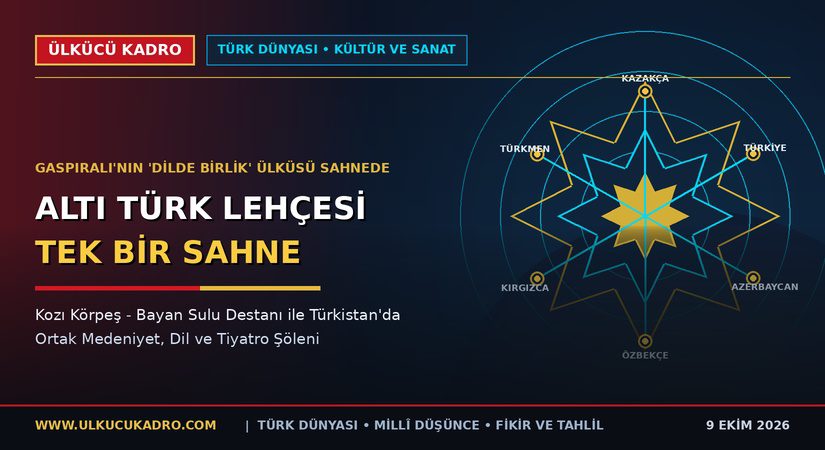 Dilde ve Sanatta Birlik: Altı Türk Lehçesi Tek Bir Sahnede Buluştu