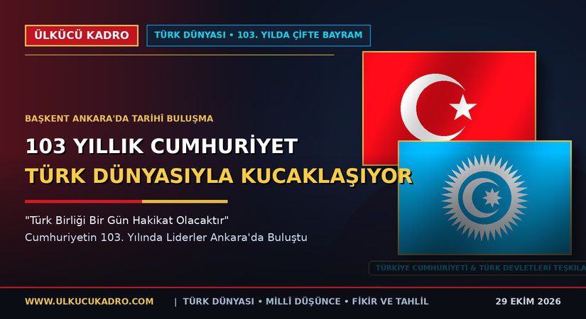 29 Ekim’de Başkentte Çifte Gurur: 103 Yıllık Cumhuriyet ve Türk Dünyası Ankara’da Kucaklaşıyor