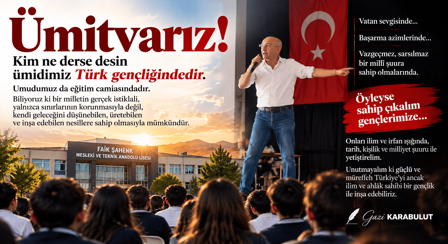 Ümitvarız!